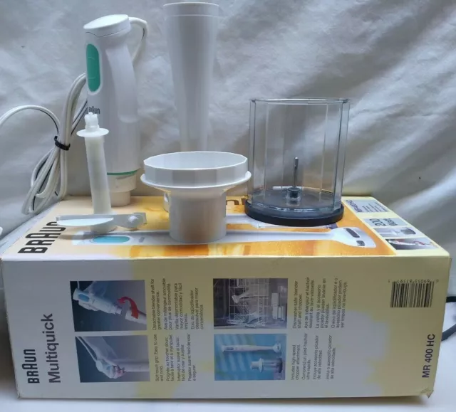MultiQuick Immersion Hand Blender (1.5-Cup Food Processor, Whisk, Beaker,  Masher) - MQ7027
