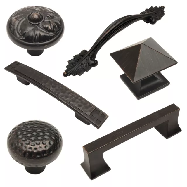 Cosmas Oil Rubbed Bronze Cabinet Hardware Pulls, Knobs, and Hinges