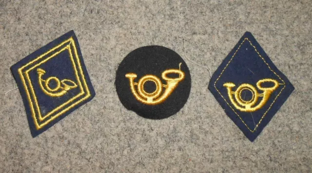 lot de 3 insignes tissu   Bataillon de chasseurs   à coudre