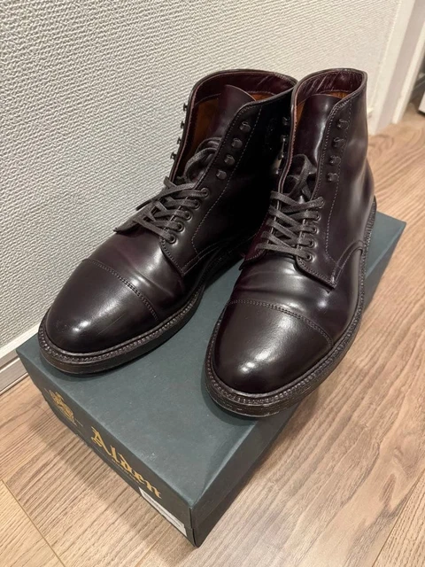 [EXCELLENT CONDITION] ALDEN Straight Tip Shell Cordovan Boots, Size 9E ...