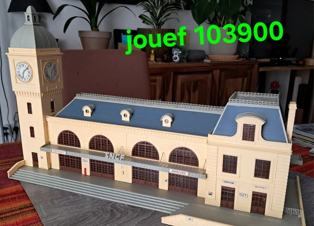 Maquette De Gare Jouef échelle HO - Grande Gare Pour Réseau De Train Miniature - Occasion