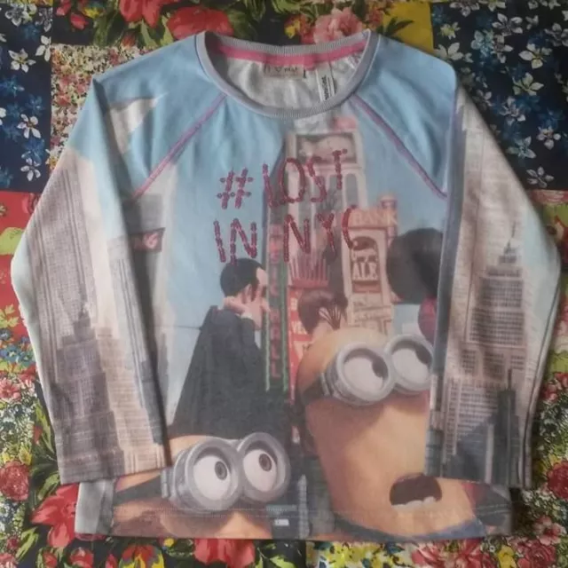 Next Age 7 Girls Minions Jumper Despicable Me