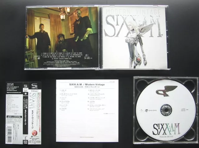 SIXX:A.M. Modern Vintage +1 JAPAN 1ST PRESS SHM-CD w/OBI UICN-1068 MOTLEY CRUE