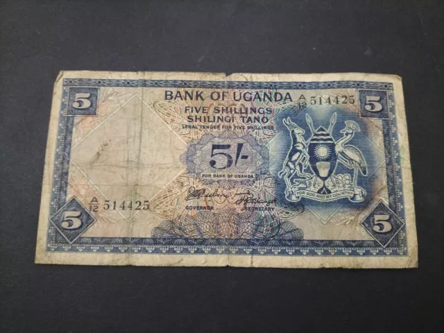 Uganda 5 chelines 1966