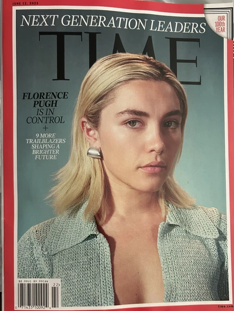 TIME MAGAZINE (JUNE 2023) FLORENCE PUGH - Next Generation Leaders $13.