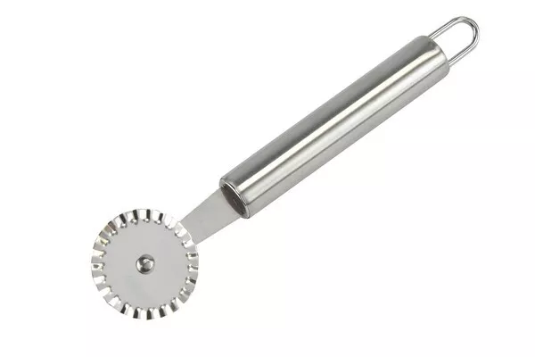 Apollo Pastry Wheel Crimper Fluted Crinkle Edge Single Wheel Stainless Steel