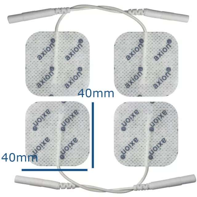 Elektroden-Pads 40x40 mm universelle TENS Elektroden EMS Pads für Reizstrom,4 St 2