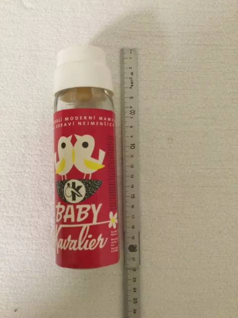 Rarität OVP Baby Kavalier CSSR Babyflasche Trinkflasche Nuckelflasche Sammler 2