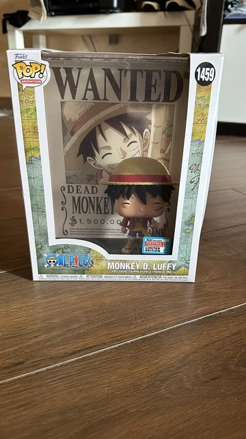 Funko Pop One Piece 1459 Monkey D Luffy Wanted Poster NYCC 2023 Exclu Authentic