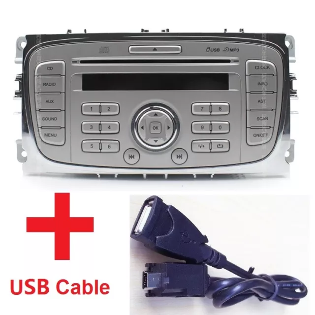 Ford 6000 CD Car Radio for S Max Mondeo Focus Galaxy Transit CD MP3 Player USB