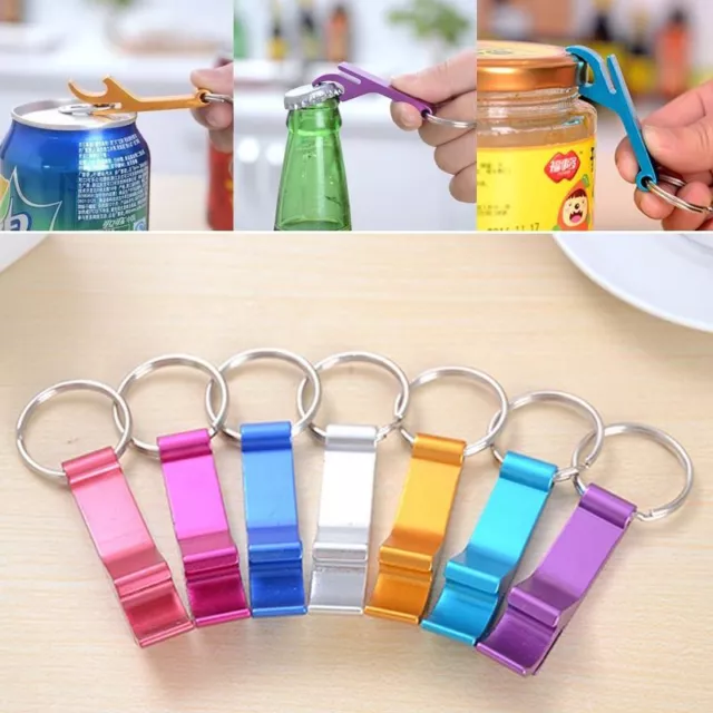 1/2/3/5X Bottle Opener Key Ring Chain Keychain Metal Beer Bar Tool abridor SEAU