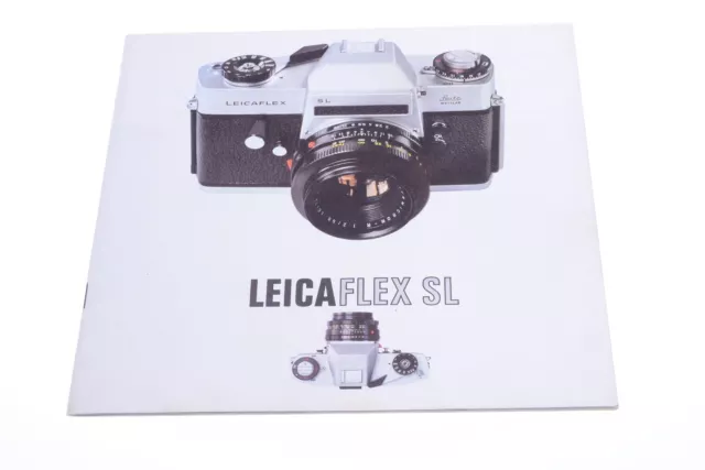 ✅ Leica Leicaflex Sl Camera Original Product Guide Brochure German 124