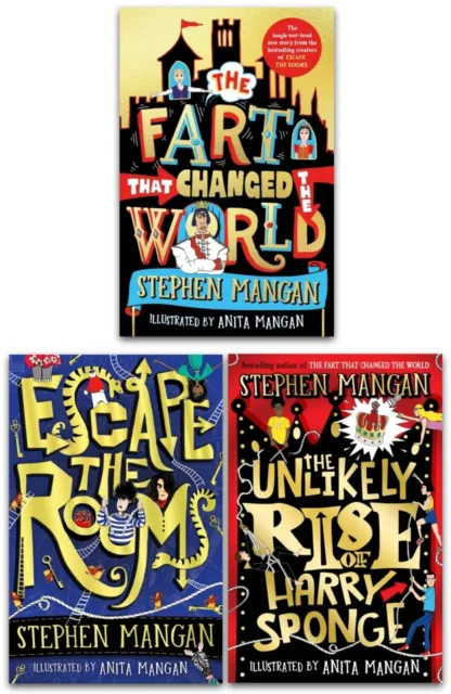 Stephen Mangan 3 Books Collection Set - Ages 8-12 - Paperback