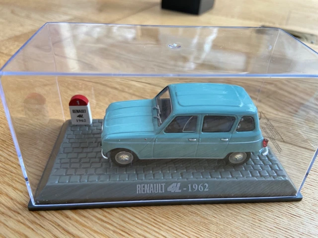 voiture miniature renault 4 l fourgonnette jaune la poste - 1/43