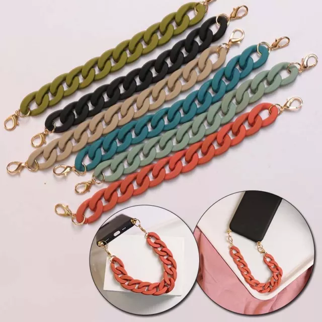 Acrylic Resin Bag Chain Replacement Shoulder Purse Handbag Strap Belt  Detachable