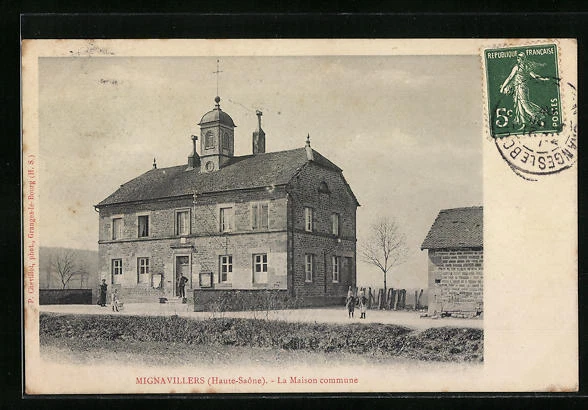 CPA Mignavillers, la Maison commune