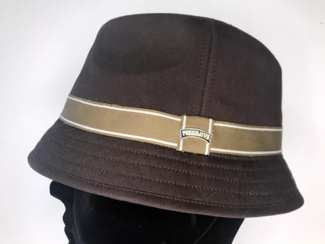 Chapeau Bob homme marron bucket hat marque FRESHJIVE 57/58cm