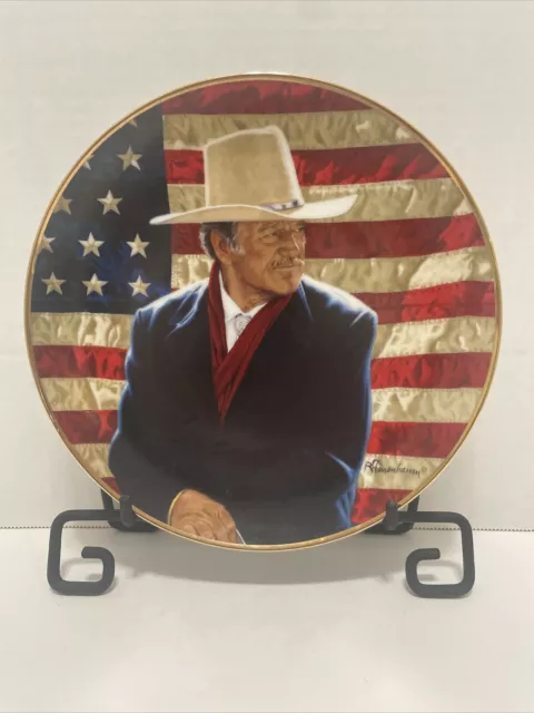 John Wayne, Cowboy Legend - Franklin Heirloom Mint Collectors Plate