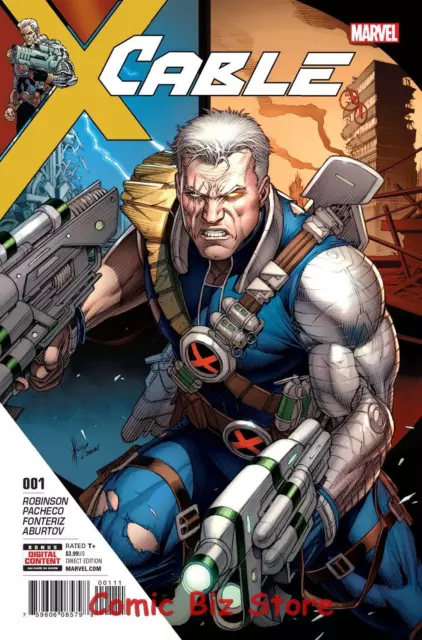 Cable  #1 (2017) 1St Printing Bagged & Boarded Marvel X-Men