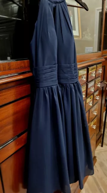 Lover Kiss Long Floral Lace Chiffon Bridesmaid/ Prom Sleeveless. NWT. A123