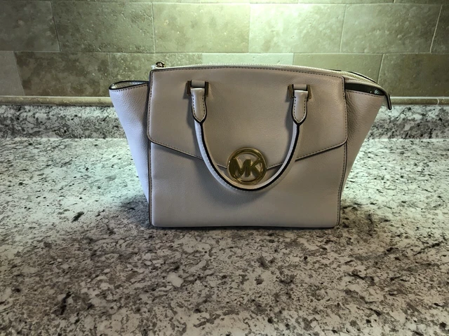 Michael Kors Hudson Vanilla Satchel Handbag
