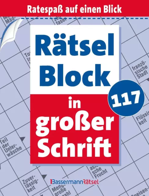 Rätselblock in großer Schrift 117 Eberhard Krüger