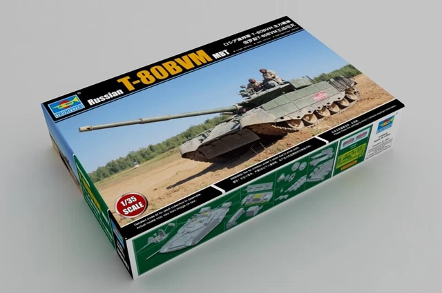 TRUMPETER 09587 - 1:35 Russian T-80BVM MBT - Neu EUR 51,96 - PicClick DE