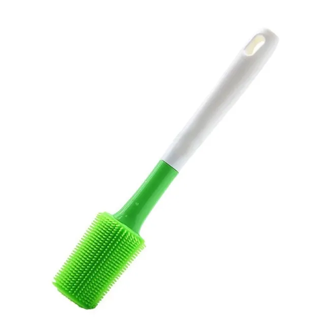 Silicone Cup Brush with Handle Milk Bottle Cleaning Brushes Food Grade Safe