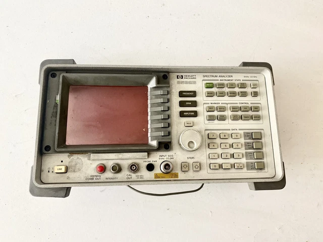 HP Agilent 8592B Spectrum Analyzer Front Panel