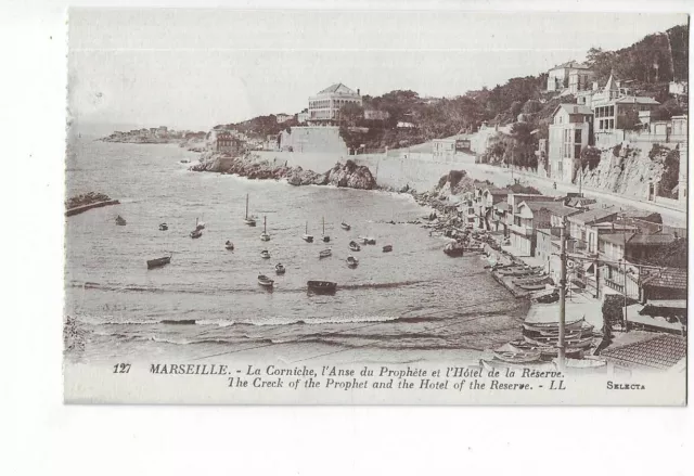 13  Marseille  La Corniche  Anse Du Prophete Et Hotel De La Reserve