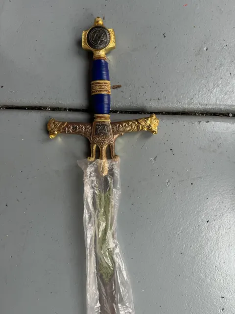 Brand New Masonic King Solomon David Star Sword