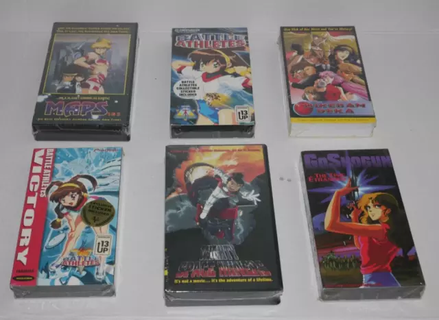 Battle Athletes' Anime - 4 VHS Tapes - cds / dvds / vhs - by owner