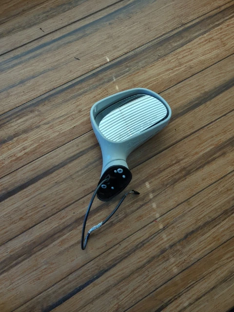 🚘1999-2002 Bmw Z3 E36 Coupe Left Passenger Side Door Wing Mirror White Oem❄️