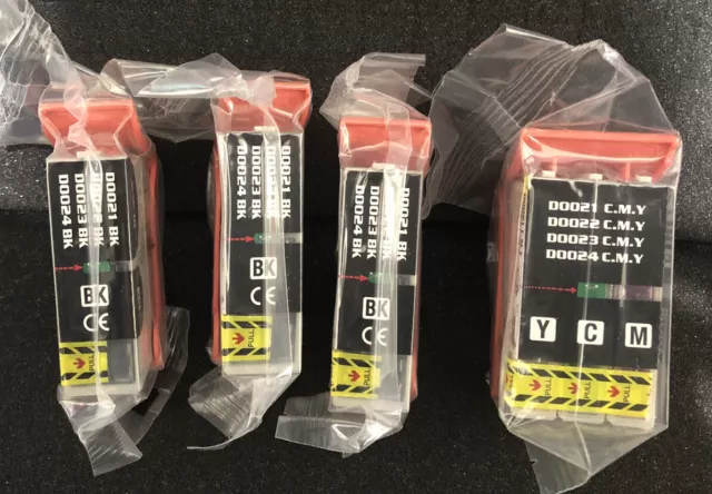 4PK Series 21/22/23/24 Ink Cartridges Black/Color For Dell V313/P513W/V515W+Few