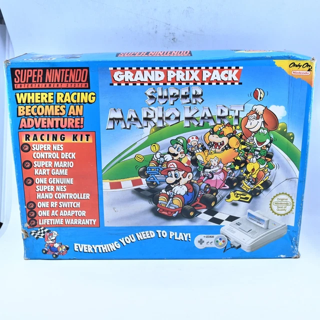 SUPER MARIO KART Grand Prix Pack Super Nintendo SNES Boxed