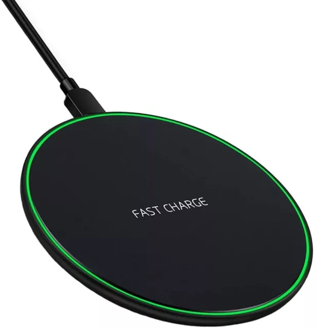 Fast Wireless Charger Charging Pad For Apple iPhone 15 & Samsung UK