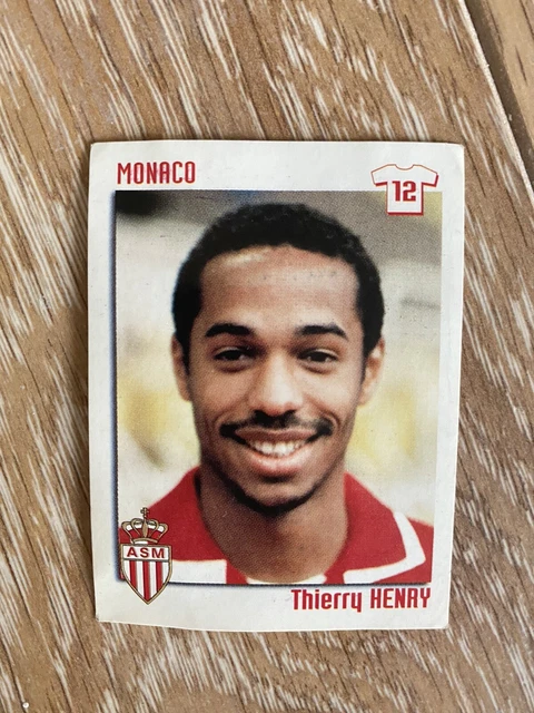 Carte PSA 7 - Thierry Henry Rookie 1997 Panini Superfoot - Arsenal France - Pop Basse
