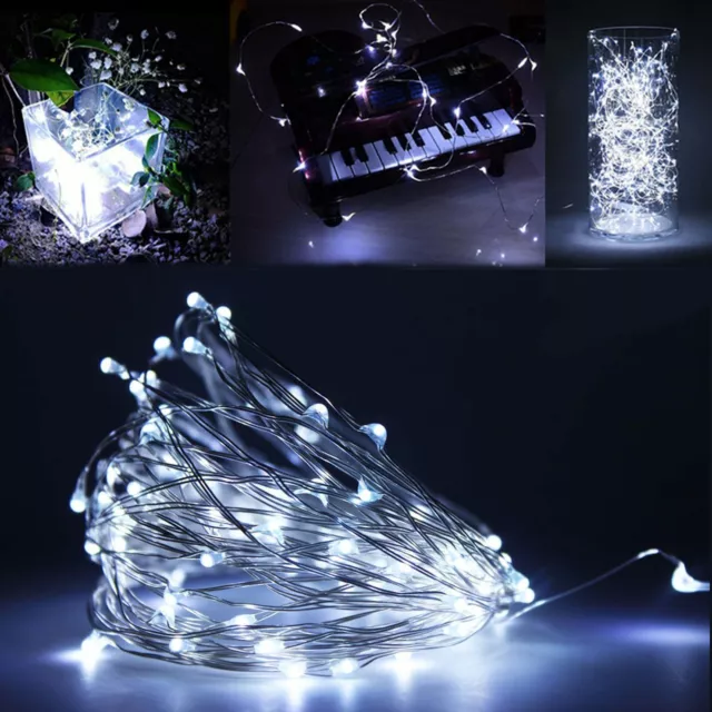 2-10M LED String Battery Powered Copper Wire Fairy Lights Xmas Wedding Party AUS