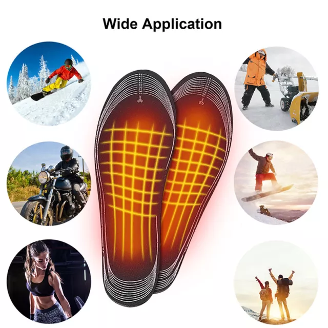 Chauffage Semelle Chaud Coussin Électrique Pied Patin Chaussure SPORTS Wint *