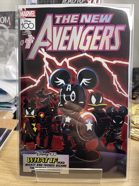 Amazing Spider-Man 25 Donald Soffritti Disney100 The New Avengers Variant