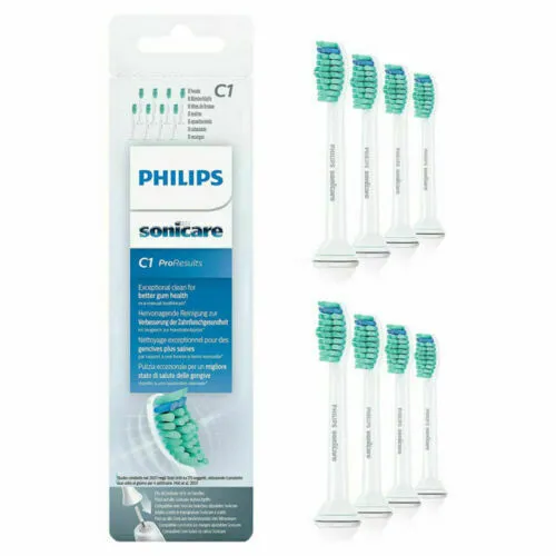 Cabezales de cepillo de dientes eléctricos de repuesto para Philips Sonicare C1 ProResults 3/4/8 piezas