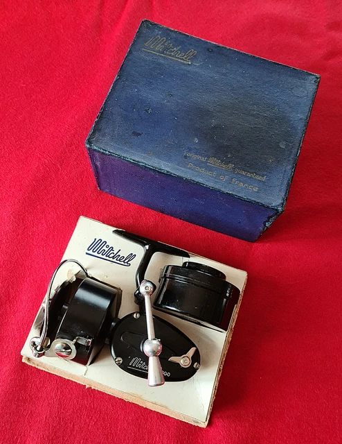 Moulinet Mitchell 300 Ancien – Avec Bobine, Boîte Et Notice (très Bon état)