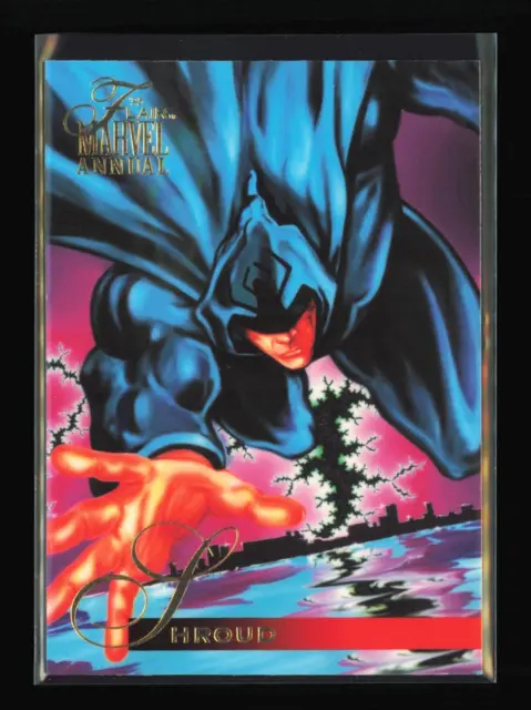 1995 Flair Marvel Annual Comics Trading Card The Shroud #69