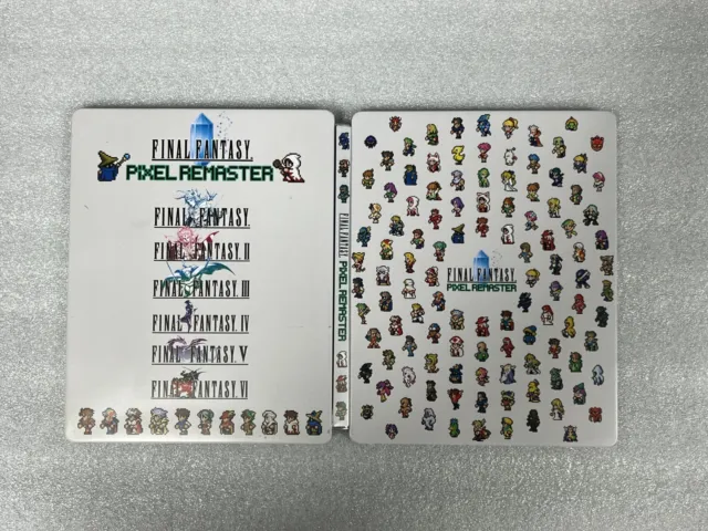 Final Fantasy Pixel Re Custom mand steelbook case (NO GAME DISC) for PS4/PS5Xbox
