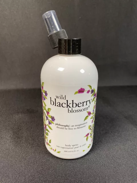 Philosophy Wild Blackberry Blossom Body Spritz 16OZ SIZE! NEW- THE ORIGINAL!