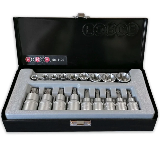 Douille Embout Torx Percé T45 3/8 CrV - SA 0528 - CLAS Equipements, Embout Torx