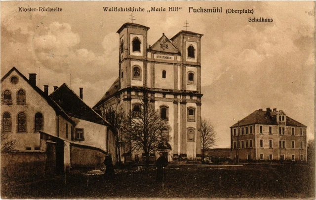 CPA AK Fuchsmuhl - Wallfahrtskirche Maria Hilf - Kloster GERMANY (965237)