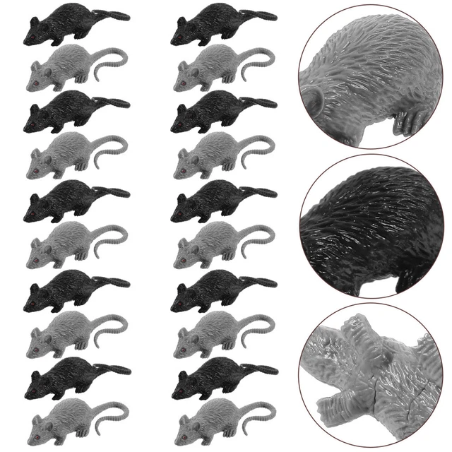 40 PCS Colored Paper Creepy Halloween Party Decor Scary Mouse