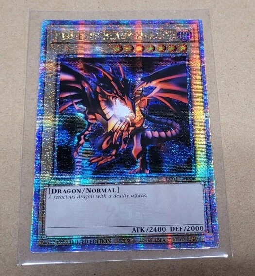 YUGIOH TCG RED Eyes Black Dragon LC01EN006 Quarter Century Rare 25th