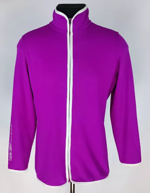 Galvin Green Insula Technology Womens Purple Full Zip Jacket Size L